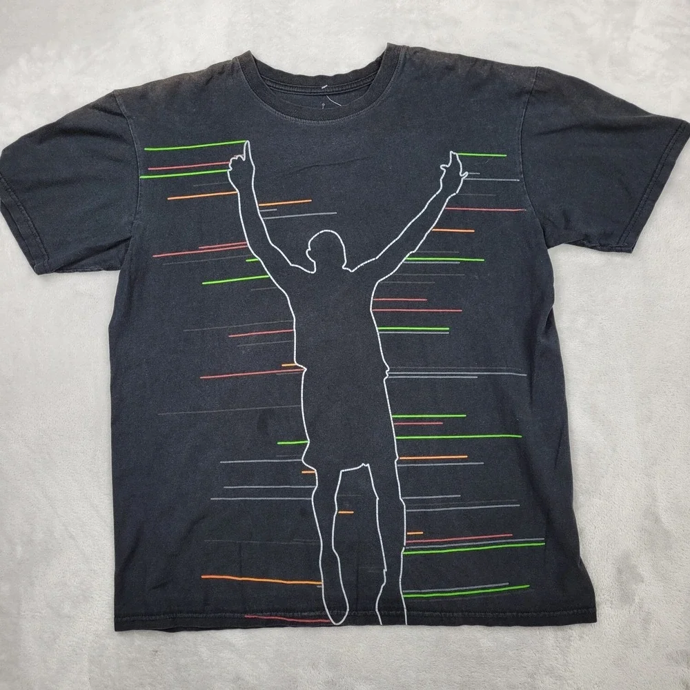 Jordan Shirt Men Large Basketball Jumpman Air Flight Six Time NBA Champion Adult